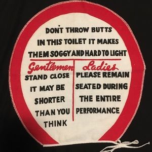 6/$20! Toilet Lid Cover